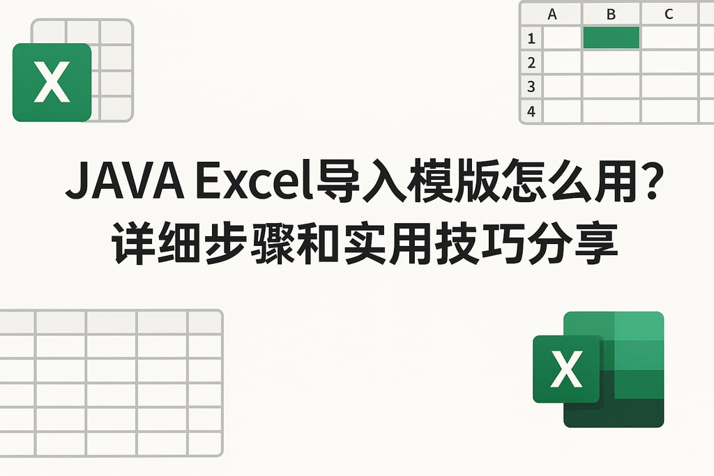 Java Excel导入模板怎么用？详细步骤和实用技巧分享